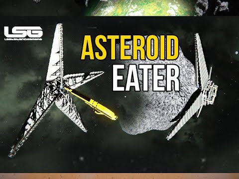 Space Engineers – Asteroid Eater HIDE YOUR ORE !!!