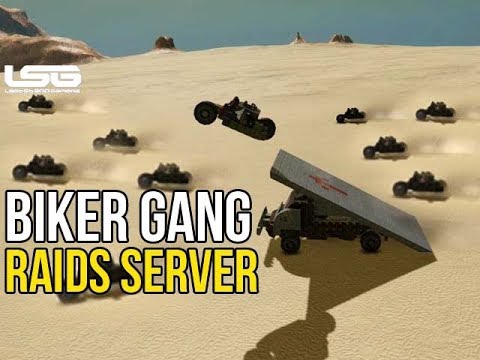 Space Engineers – Biker Gang Attacks & Raids Players