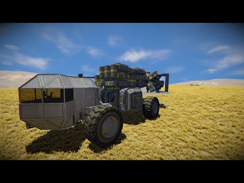 Space Engineers – Building a simple mobile drilling rig