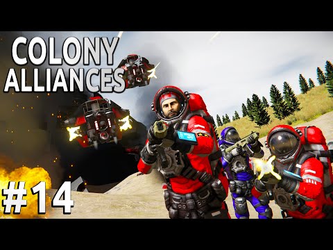 Space Engineers – Colony ALLIANCES! – Ep #14 – DRONE Resurgence!