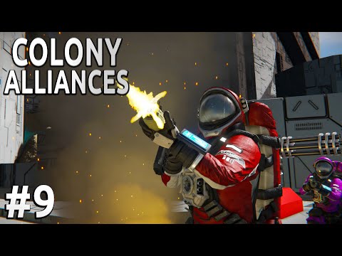 Space Engineers – Colony ALLIANCES! – Ep #9 – DEFENSE Stations!