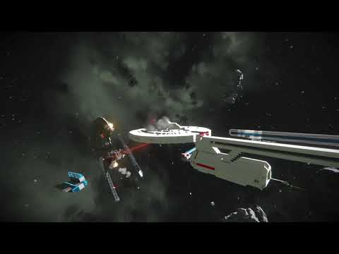 Space Engineers Enterprise A Takes Down Enterprise E