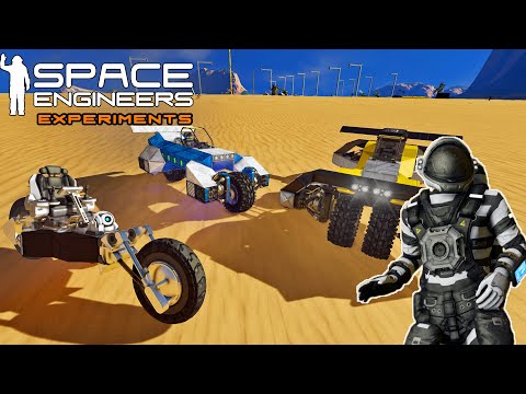 Space Engineers Experiments: Making Two Wheelers