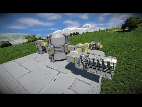 Space Engineers – How to Build a Functioning Hydrogen System and Ship – Beginners Guide – Remade