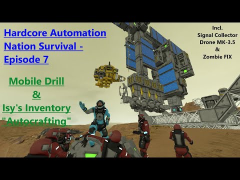 Space Engineers – Mobile Drill – Automation Survival Episode 7
