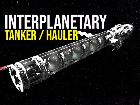 Space Engineers –  New Block's Interplanetary Tanker / Hauler