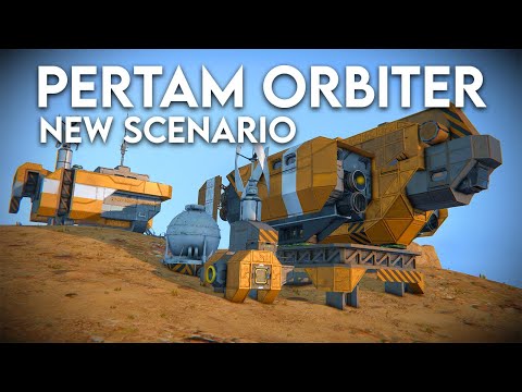 Space Engineers: New Pertam Orbiter scenario!