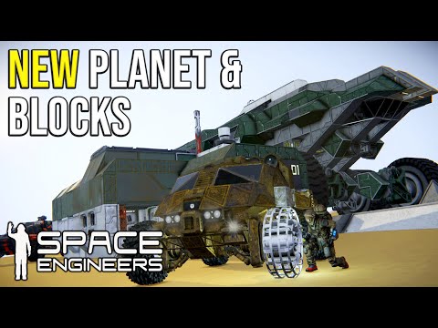 Space Engineers NEW Update – BIG Planet, NEW Blocks & More!