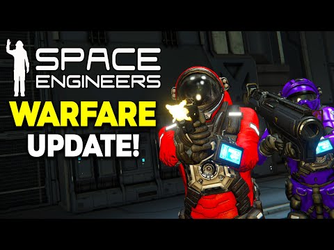 Space Engineers – NEW Warfare Weapons Update + ROCKET Launcher!