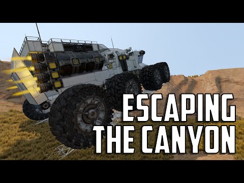 Space Engineers – S3E40 'Finally Escaping The Canyon'
