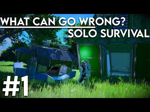 Space Engineers: Solo survival #1 – What can go wrong?
