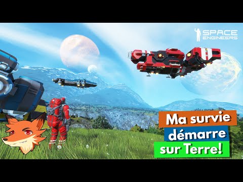 Space Engineers – Survie #01 [FR] Survivre et construire un vaisseau pour s'échapper de la planète!