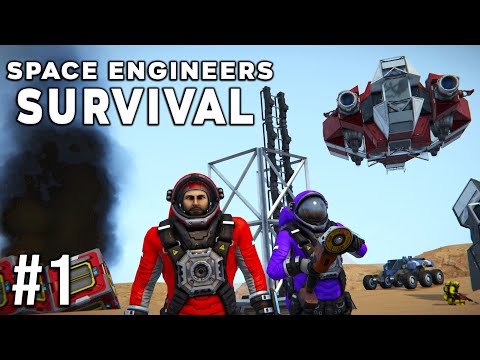 Space Engineers – Survival Ep #1 – OFFICE WARS!