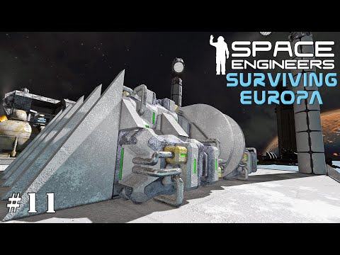 Space Engineers Surviving Europa: Assembler Bay Construction EP11