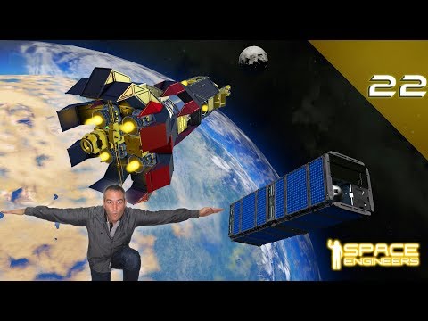 Space Engineers T2 #22 🛰️RUMBO AL ESPACIO🛰️ SATÉLITE Y URANIO  Gameplay Español