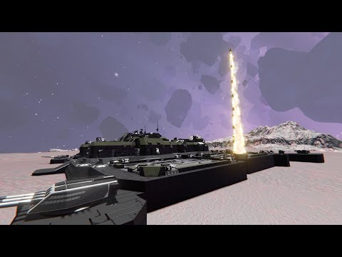 (Space Engineers) The Mobius Academy EP 1: Using player made missiles on bases?