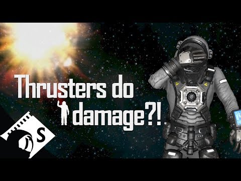 Space Engineers Tutorial: Thruster Damage Range (tips, testing and tutorials for survival)