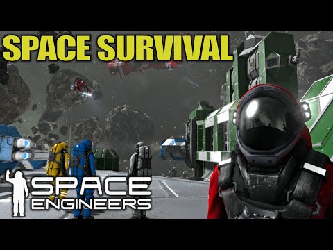 Space Survival Game Day 1 | Space Engineers | Let's Play Gameplay | E01