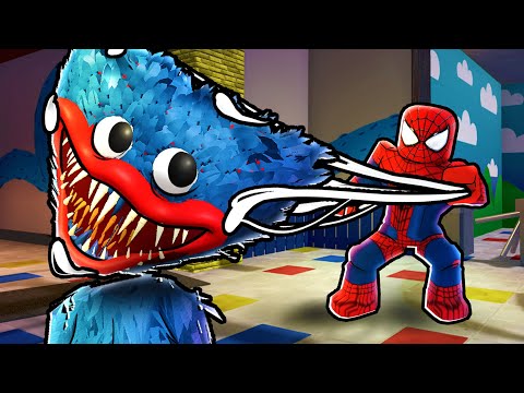 SPIDERMAN vs. HUGGY WUGGY… (Roblox Poppy Playtime)