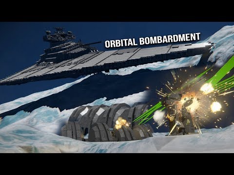 STAR WARS IMPERIAL FLEET vs HOTH BASE SHIELD – Space Engineers
