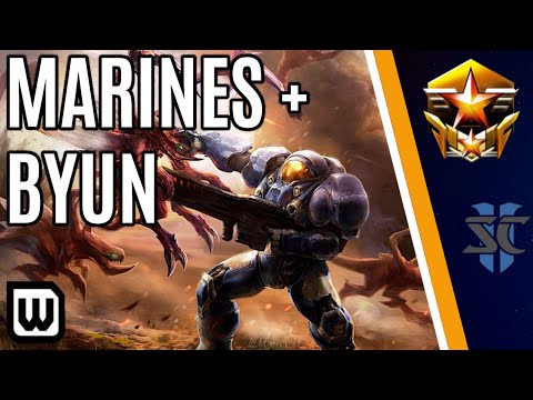 Starcraft 2: BYUN CAN'T STOP MICROING MARINES