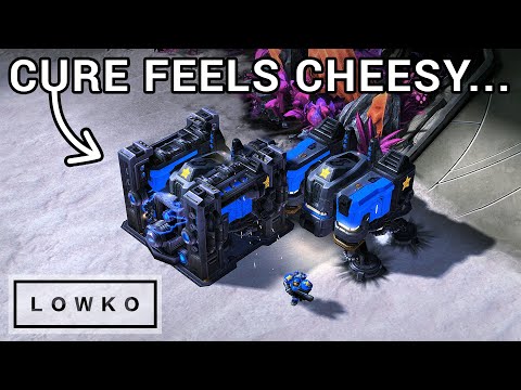 StarCraft 2: Cure PROXY RAXES Dark… Twice!