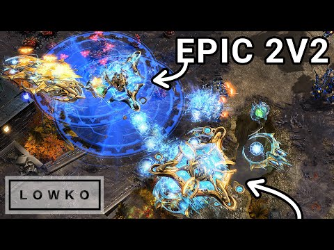 StarCraft 2: EPIC PRO LEVEL 2v2 – Maru & sOs vs Prince & DRGLing!