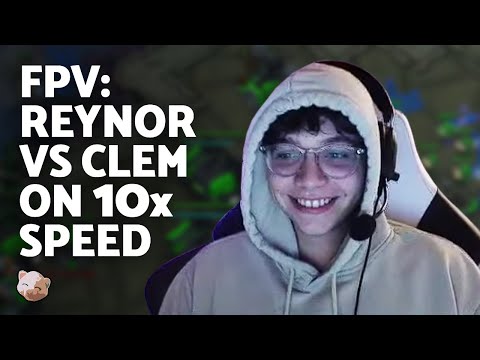 StarCraft 2 – FPV: Reynor vs Clem on a 10x Speed Mod is Ridiculous (ZvT)