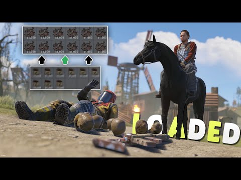 STEALING a WIPES WORTH of SCRAP from a RICH FARMER! – Rust