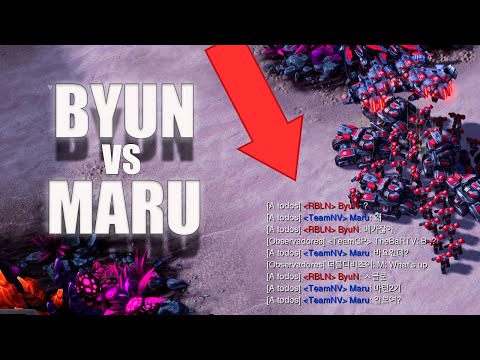 *SÚPER ÉPICO* BYUN Y MARU TROLEANDO EN UNA FINAL DE STARCRAFT!
