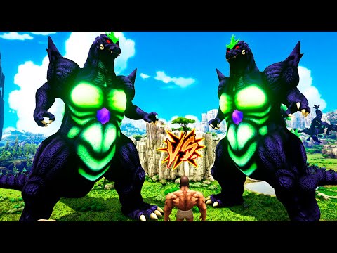 SUPER GODZILLA VS SUPER GODZILLA | ARK SURVIVAL EVOLVED