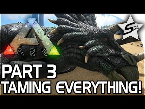 TAMING EVERYTHING!! – ARK Survival Evolved PS4 PRO GAMEPLAY Part 3