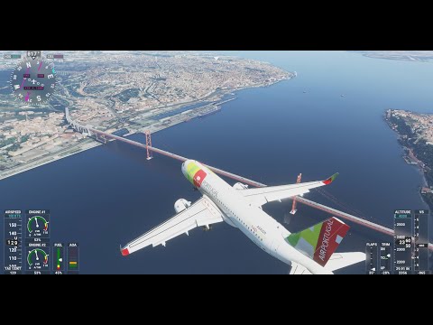 TAP – Pouso em Lisboa (Microsoft Flight Simulator 2020)