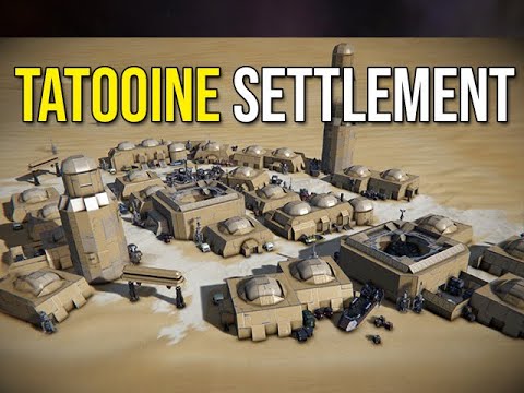 Tatooine Settlement Mos Zilla   – Space Engineers