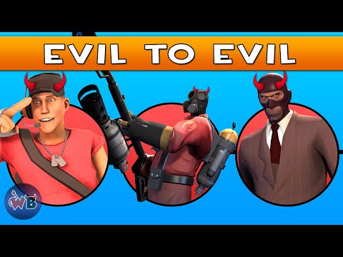 Team Fortress 2 Characters: Good to Evil