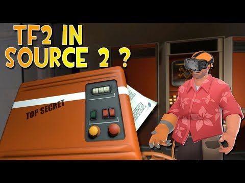 Team Fortress 2 in Source 2? SteamVR Supervillain Lair