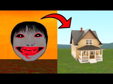 TERRIFYING SMILE NPC IN HOUSE! 🏠 – Garry's mod sandbox