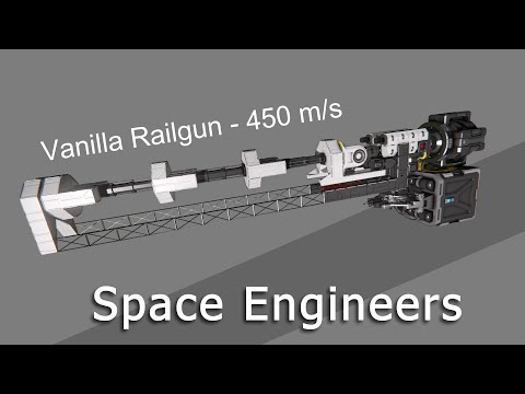 Testing out my new clang fueled piston gun – Space Engineers