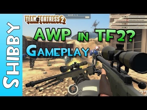 TF2 – AWP in Team Fortress 2? The AWPer Hand (CSGO Promo Sniper Rifle Gameplay)