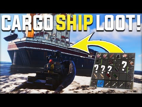 THE PERFECT START TAKING THE RUST CARGO SHIP LOOT RUN ON WIPE DAY – Rust Survival Gameplay | S20-E1