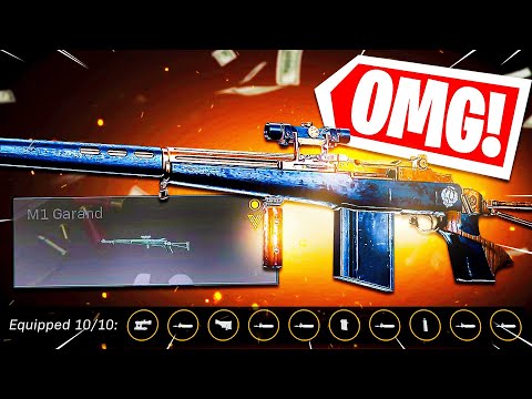 THE VANGUARD M1 GARAND IS OVERPOWERED in WARZONE! (10 ATTACHMENTS)