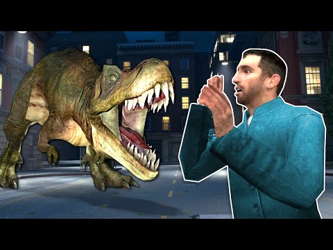 THERE'S DINOSAURS AFTER US! – Garry's Mod Gameplay