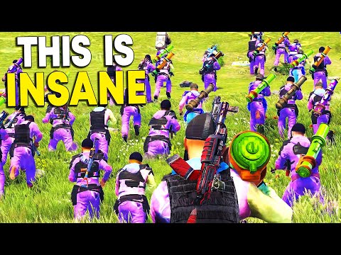 This 60 MAN ZERG RAID was INSANE – Rust Raid Cam