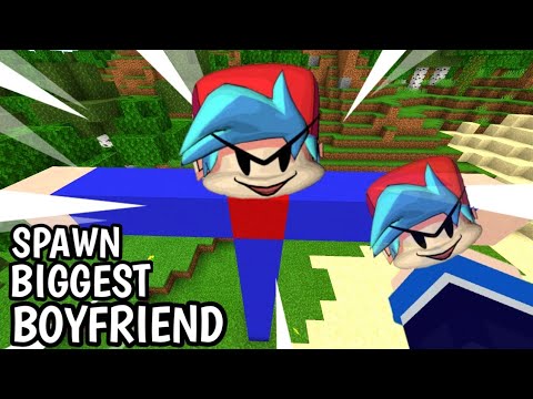 This is a SUPER WAY TO SPAWN FNF BOYFRIEND in Minecraft TITAN