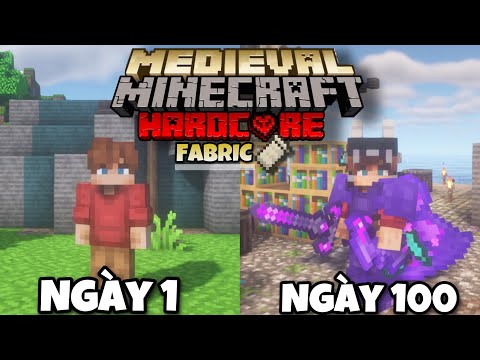 Tóm Tắt 100 Ngày Minecraft Thời Trung Cổ Sinh Tồn Siêu Khó !!