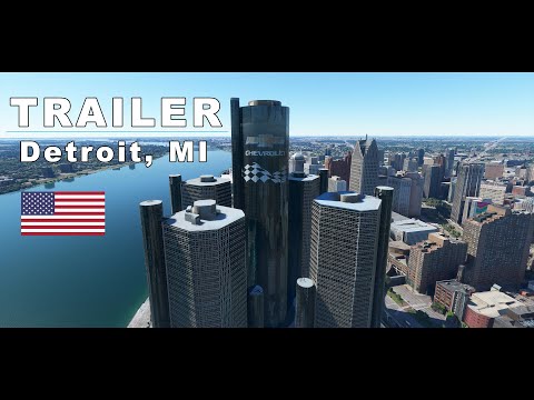 Trailer: Detroit, MI USA | Microsoft Flight Simulator 2020