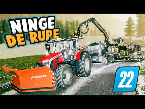 TRANSPORT MASIV PE MUNTE IN VISCOL! Farming Simulator 22 Forestry