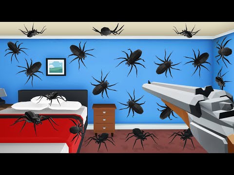 TRIGGER WARNING: Lots Of Spiders! (Kill It With Fire)