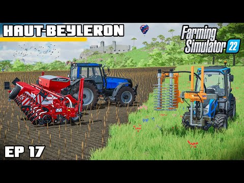 TRIMMING THE VINES AND CORN IS GOING IN! | Farming Simulator 22 – Haut-Beyleron | Episode 17