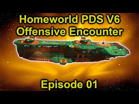 Trying out the second scenario! Homeworld 2 PDS V6 Offensive Encounter| Episode 1